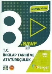 8. Sınıf T.C. İnkılap Tarihi ve Atatürkçülük Konu Kitabı Pergel Yayınları