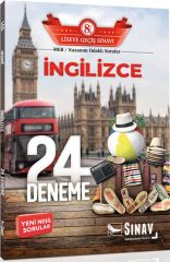 8. Sınıf LGS İngilizce 24 Deneme Sınav Yayınları