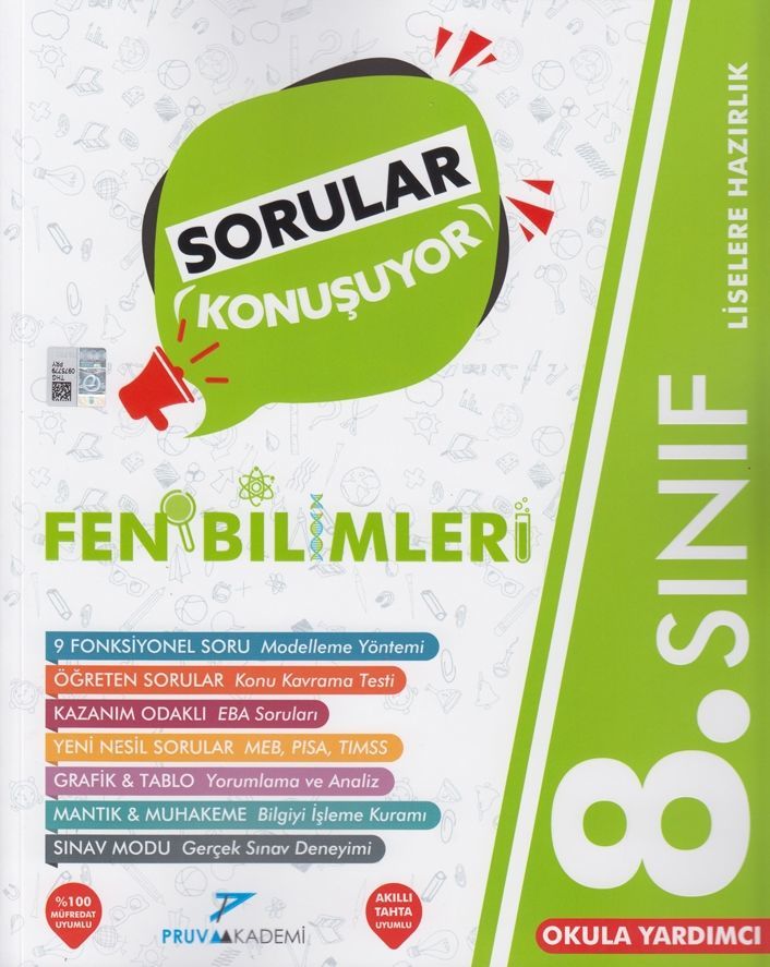 8. Sınıf Fen Bilimleri Sorular Konuşuyor Soru Pruva Akademi Bankası