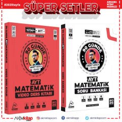 Mert Hoca 2025 AYT Matematik Kampı Video Ders Notu ve Soru Bankası Seti 2 Kitap