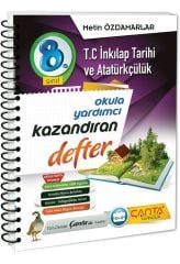 8. Sınıf T.C. İnkılap Tarihi ve Atatürkçülük Kazandıran Defter Çanta Yayınları