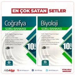 Bilgi Sarmal Yayınları 10.Sınıf Coğrafya ve Biyoloji Soru Bankası Seti 2 Kitap