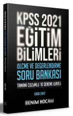2021 KPSS Eğitim Bilimleri Ölçme ve Değerlendirme Soru Bankası Benim Hocam Yayınları