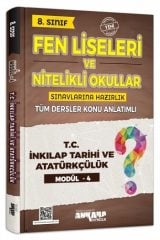 8. Sınıf T.C. İnkılap Tarihi ve Atatürkçülük Konu Anlatımlı Modül 4  Ankara Yayıncılık