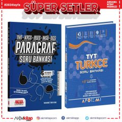 Apotemi TYT Türkçe ve AKM Paragraf Soru Bankası Seti 2 Kitap