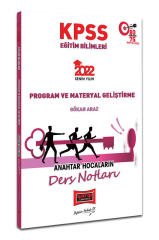 2022 KPSS Eğitim Bilimleri Program ve Materyal Geliştirme Anahtar Hocaların Ders Notları Yargı Yayınları
