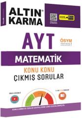 Altın Karma AYT Matematik Konu Konu Çıkmış Sorular (Kolay-Orta-Zor)