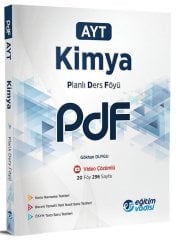 AYT Kimya Güncel PDF Planlı Ders Föyü Eğitim Vadisi