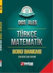 DGS ALES Türkçe Matematik Soru Bankası Medyan Yayınları