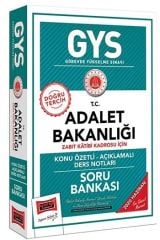 GYS T.C. Adalet Bakanlığı Zabıt Katibi Kadrosu İçin Konu Özetli Soru Bankası Yargı Yayınları