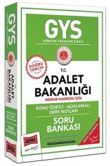 GYS T.C. Adalet Bakanlığı Memur Kadrosu İçin Konu Özetli Soru Bankası Yargı Yayınları