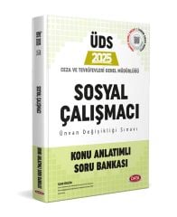 2025 UDS Ceza ve Tevkifevleri Sosyal Çalışmacı Konu Anlatımı Soru Bankası Data Yayınları