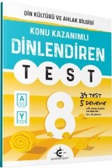 8. Sınıf Din Kültürü ve Ahlak Bilgisi Dinlendiren Test Eker Test Yayınları