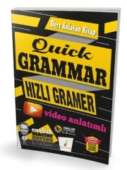 Quick Grammar Hızlı Gramer Video Anlatımlı Ders Anlatan Kitap Pelikan Yayınevi