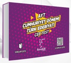 AYT Cep Test Cumhuriyet Dönemi Edebiyatı Karekök Yayınları