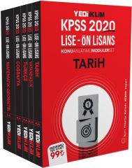 2020 KPSS Lise Ön Lisans Genel Yetenek Genel Kültür Konu Anlatımlı Modüler Set Yediiklim Yayınları