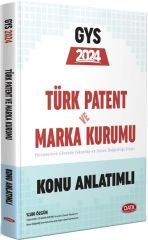 2024 Türk Patent ve Marka Kurumu GYS Konu Anlatımlı Data Yayınları