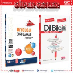 Hız ve Renk TYT Biyoloji ve AKM Dil Bilgisi Soru Bankası Seti 2 Kitap