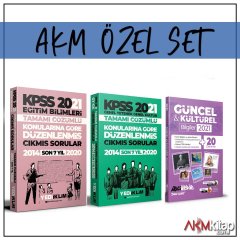 Yediiklim 2021 KPSS Eğitim Bilimleri ve GK GY Çıkmış Sorular ile Hocawebde Güncel Bilgiler Seti 3 Kitap