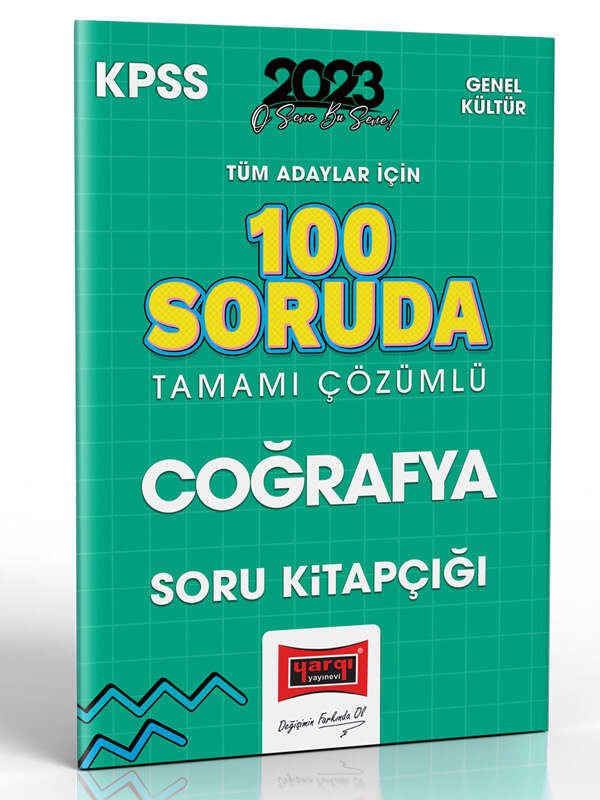 2023 KPSS Tüm Adaylar İçin 100 Soruda Coğrafya Tamamı Çözümlü Soru Kitapçığı Yargı Yayınları