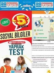 5. Sınıf Sosyal Bilgiler Yeni Nesil Video Çözümlü Yaprak Test Evrensel İletişim