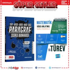 Çap Yayınları Türev ve Ankara Kitap Merkezi Paragraf Soru Bankası Seti 2 Kitap