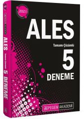 2021 ALES Tamamı Çözümlü 5 Deneme Pegem Yayınları