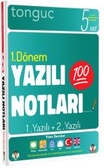 5. Sınıf Yazılı Notları 1. Dönem 1 ve 2. Yazılı Tonguç Akademi