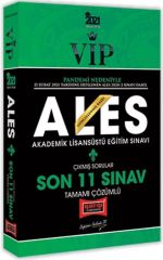 2021 VİP ALES Son 11 Sınav Tamamı Çözümlü Çıkmış Sorular Yargı Yayınları