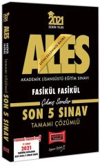 2021 ALES Son 5 Sınav Tamamı Çözümlü Çıkmış Sorular Yargı Yayınları