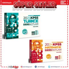 Benim Hocam 2024 KPSS Matematik ve Türkçe Video Ders Notları Seti 2 Kitap