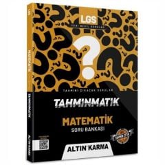 8. Sınıf LGS Tahminmatik Matematik Soru Bankası Altın Karma Yayınları