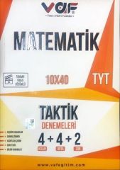 TYT Matematik 10 x 40 Taktik Deneme Vaf Yayınları