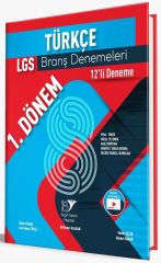 8. Sınıf LGS 1. Dönem Türkçe 12 li Branş Denemeleri Beyin Takımı