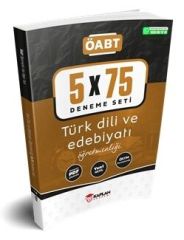 2021 ÖABT Türk Dili ve Edebiyatı Öğretmenliği 5 x 75 Deneme Tamamı PDF Çözümlü Kaplan Akademi