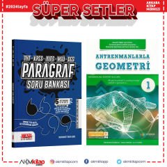 Antrenmanlarla Geometri 1 ve Ankara Kitap Merkezi Paragraf Soru Bankası Seti 2 Kitap