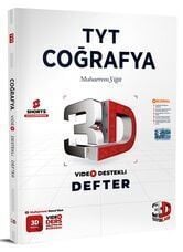 TYT Coğrafya Video Destekli Defter 3D Yayınları