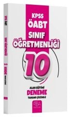 ÖABT Sınıf Öğretmenliği Alan Eğitimi 10 Deneme CBA Yayınları