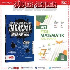 Etkili Matematik AYT Matematik ve Ankara Kitap Merkezi Paragraf Soru Bankası Seti 2 Kitap