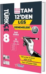 8. Sınıf LGS Türkçe Tam 12 den Denemeleri Berkay Yayınları