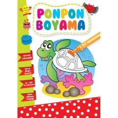 Ponpon Boyama 4 Kitap Ema Çocuk