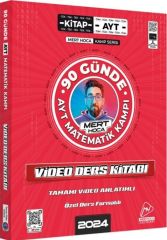2024 90 Günde AYT Matematik Kampı Video Ders Kitabı Mert Hoca Yayınları