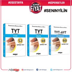 Ankara Yayıncılık TYT Fizik Kimya ve Biyoloji Yaprak Test Seti 3 Kitap