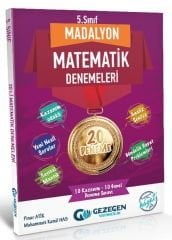 Gezegen Yayınları 5. Sınıf Matematik Madalyon 20 li Denemeleri