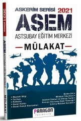 2021 ASEM Astsubay Eğitim Merkezi Mülakat Hazırlık Kitabı Paragon Yayıncılık