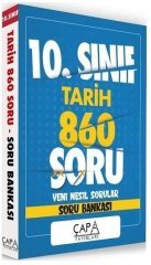 10. Sınıf Tarih Soru Bankası 860 Soru Çapa Yayınları