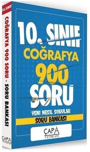 10. Sınıf Coğrafya Soru Bankası 900 Soru Çapa Yayınları