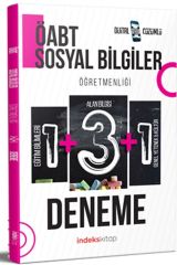 ÖABT Sosyal Bilgiler Öğretmenliği 5 Deneme Dijital Çözümlü İndeks Kitap