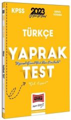 2023 KPSS Türkçe Yaprak Test Çek Kopart Yargı Yayınları