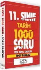 11. Sınıf Tarih Soru Bankası 1000 Soru Çapa Yayınları